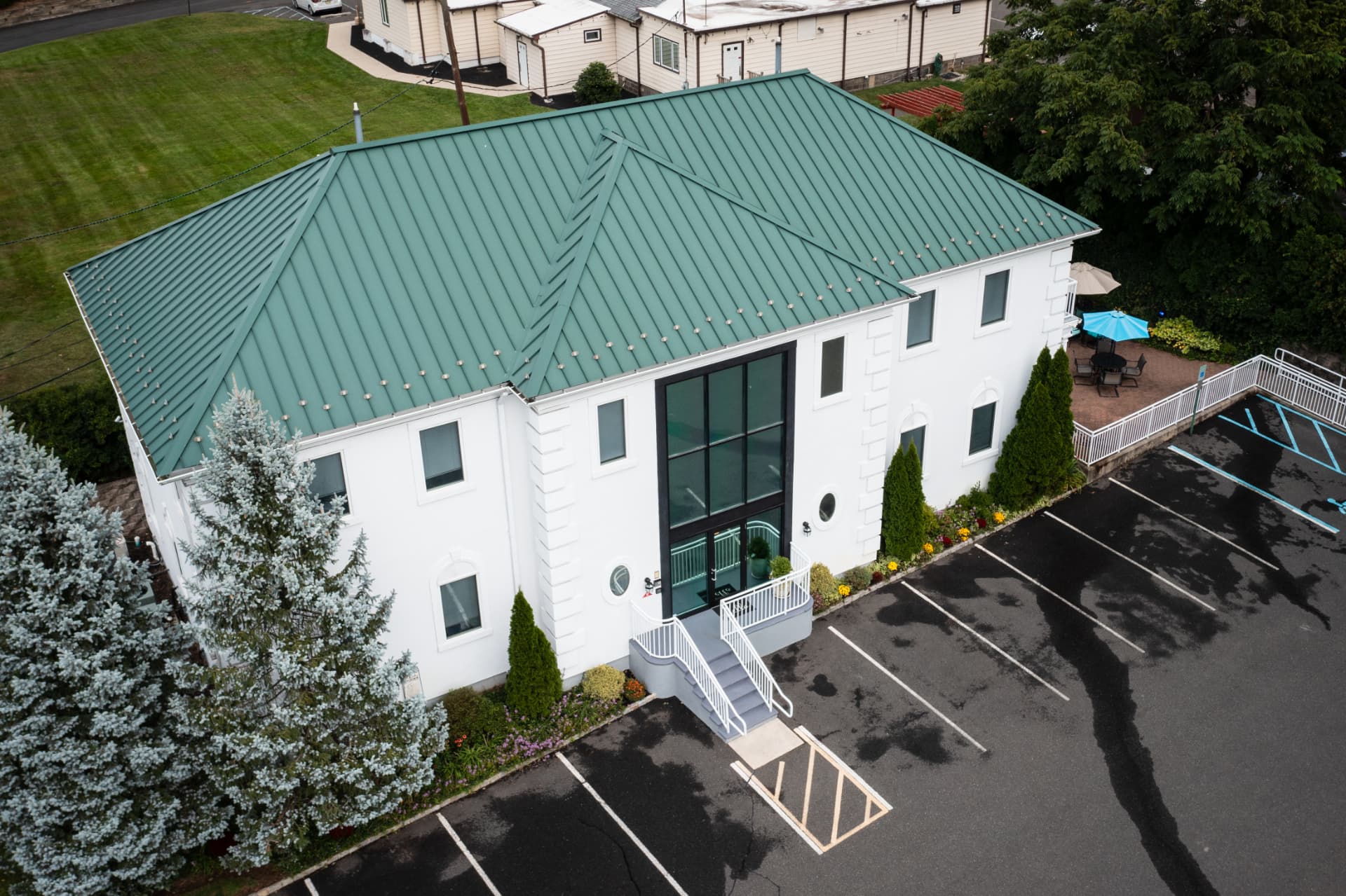 Barros Executive Center building exterior in Mountainside, New Jersey